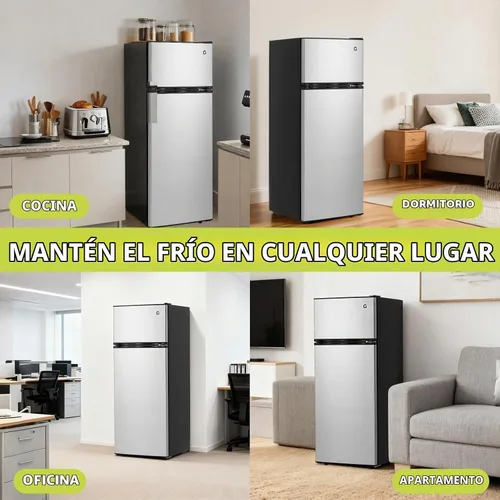 Vista 9 de Garvee Refrigerador compacto de 3.2 pies cúbicos Mini refrigerador de una puerta con funcionamiento silencioso y eficiente energéticamente