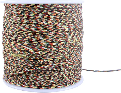 Vista 105 de KONMAY 1 rollo de cuerda de nailon de 150 yardas, trenzado de 0.016 in de nailon Shamballa Macramé/cordón de cuentas, cordón de nudo chino, cuerda