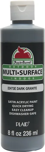 Vista 14 de Apple Barrel Pintura multisuperficie en varios colores (8 onzas), color negro