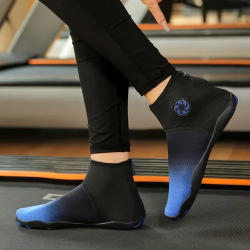 Vista 7 de Zapatos de agua para mujer, zapatos de natación para hombre, zapatos de natación descalzos, piscina, playa, gimnasio, caminar, zapatos sin cordones