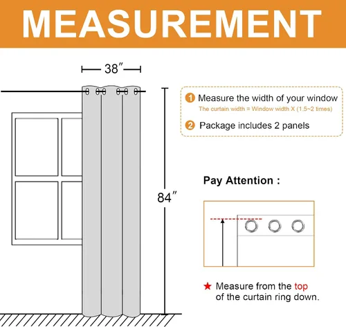 Vista 8 de Hiasan Cortinas opacas con superposición transparente, aislamiento térmico para mezclar y combinar de doble capa, cortinas de oscurecimiento de Beige