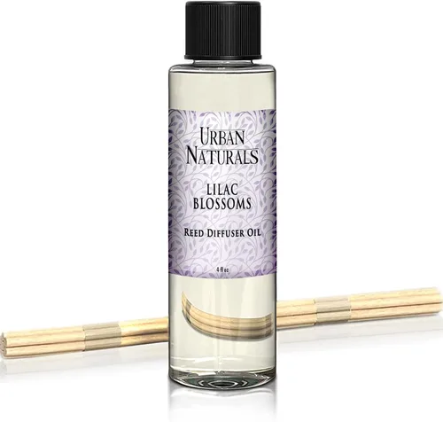 Vista 91 de Urban Naturals Recambio de aceite difusor de varillas ámbar y lavanda, lavanda relajante, ámbar cálido, aroma calmante para habitación, 4 onzas +
