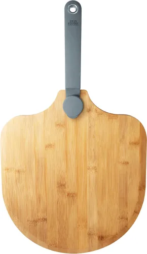 Vista 9 de Old Stone Pizza Kitchen - Pala de aluminio para pizza con mango de madera plegable, 12 x 14 pulgadas