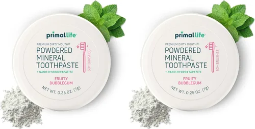 Vista 11 de Primal Life Organics - Dirty Mouth Polvo Dental, Polvo de Limpieza Dental, Aceites Esenciales Saborizados con Caolín Natural y Arcilla de Bentonita