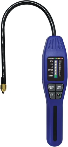Vista 9 de Detector de fugas de refrigerante infrarrojo de serie negra Mastercool 55600-A – Sensor IR de 10 años, selección inteligente de refrigerante