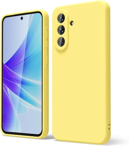Vista 211 de oakxco Funda para teléfono Samsung Galaxy A12 con agarre de silicona líquida, linda delgada fina suave cubierta de gel de goma TPU lisa para mujeres