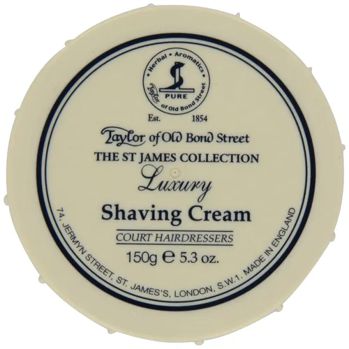 Vista 2 de Crema de afeitar Taylor of Old Bond Street, tazón de 5.3 onzas, Blanco