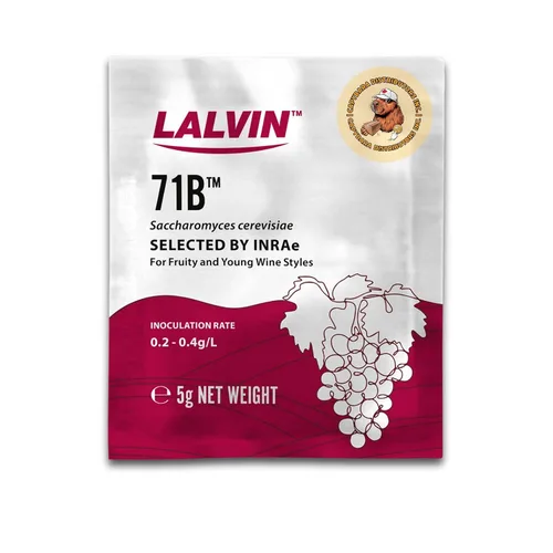 Vista 3 de Lalvin 71B Levadura de vino (paquete de 5) - Hacer Mead de Sidra de Vino Kombucha en casa - 0.18 oz Sachets - Saccharomyces cerevisiae - Vendido por