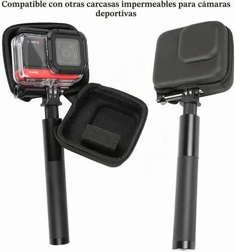 Vista 7 de Estuche rígido de transporte para GoPro Hero 13 12 11 10 Mission 1 Pro