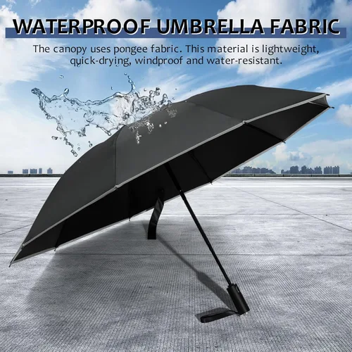 Vista 4 de VOUUY 2-Pack Travel Umbrella, Unbreakable 10 RIBS Umbrella, Windproof Umbrellas for Rain & Sun, Automatic, Foldable Reverse Rain Umbrella for Women