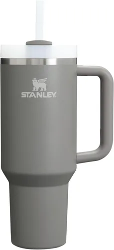 Vista 189 de STANLEY Quencher H2.0 Vaso Térmico con asa y pajilla, 64 onzas, tapa Flowstate de 3 posiciones, gran capacidad para viajes y deportes, vaso de acero