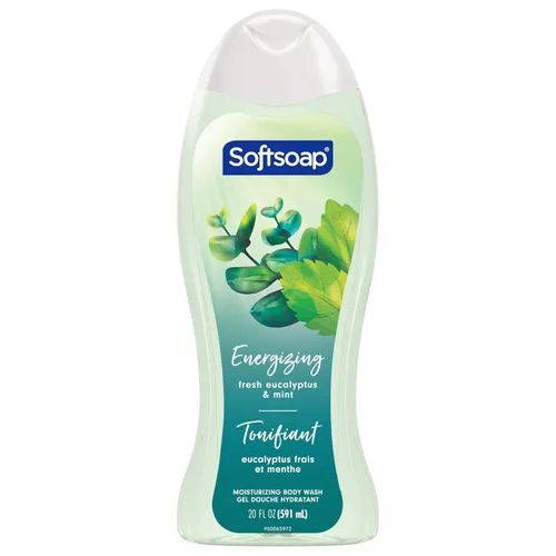Vista 8 de Softsoap Jabón corporal de eucalipto y menta, gel de baño hidratante, 20 onzas, (paquete de 4)