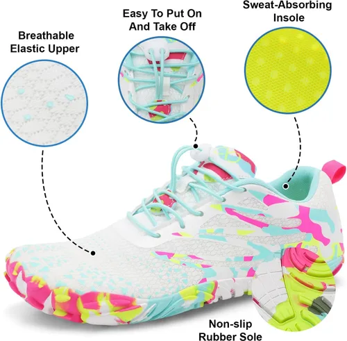 Vista 3 de XIHALOOK - Zapatos deportivos de senderismo para mujer y hombre, de secado rápido, para playa, caminar, kayak, surf, entrenamiento