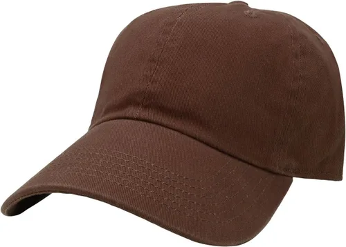 Vista 31 de Gorra de béisbol clásica Falari, sombrero de papá 100% algodón suave, talla ajustable Aguamarina