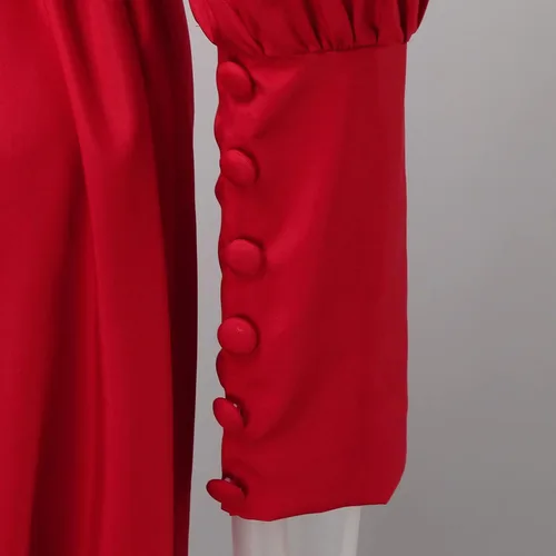 Vista 5 de Vestido gótico negro para mujer, vestido Lolita de manga abombada, vestido victoriano con volantes para el renacimiento medieval
