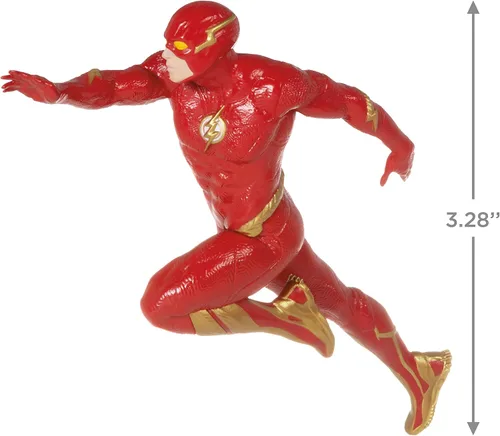 Vista 5 de Hallmark Keepsake Adorno navideño 2023, Ornamento de DC The Flash, Regalos de superhéroes