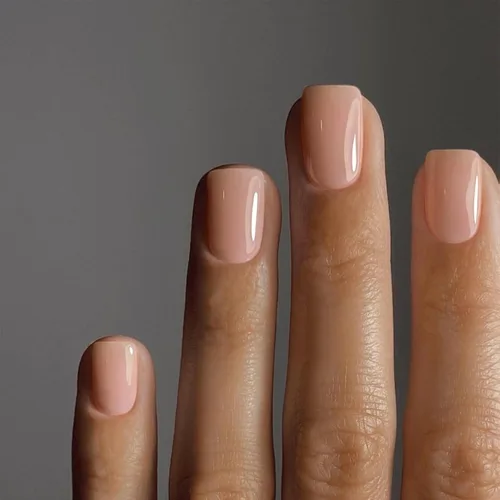 Vista 41 de 48 piezas de uñas postizas a presión color burdeos, uñas falsas en forma de almendra, pegamento para uñas, uñas de longitud media