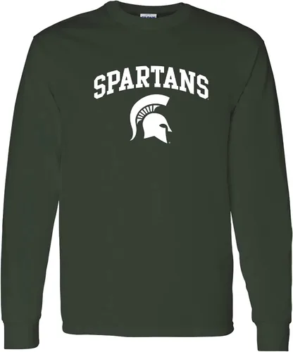 Vista 124 de NCAA oficial de College – University Team Color Arco Logo Manga Larga
