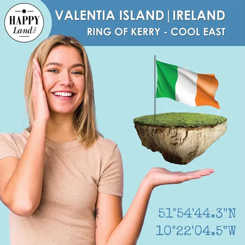 Vista 8 de happylandgifts Real Piece of Land - Irlanda Regalo inusual para familiares y amigos Certificado personalizado de propietario de tierras