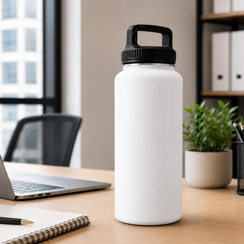 Vista 41 de SIPX™ Botella de Agua Aislada de 18 oz con 3 Tapas – Acero Inoxidable a Prueba de Fugas, Triple Aislamiento – Frío 24 Horas/Caliente 12 Horas – Negro