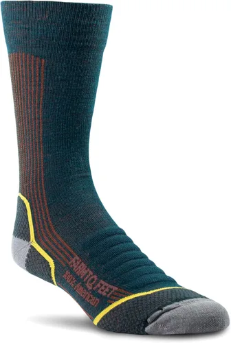Vista 10 de Farm to Feet Calcetines ligeros de lana merino de Damasco