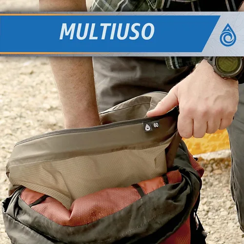 Vista 4 de AquaQuest Rogue Dry Bag – 10L Olive Drab – 100% impermeable Roll Top – Survival Dry Bag