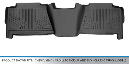 Vista 3 de MAXLINER Alfombrillas de segunda fila para Cadillac Escalade ESV 2002-2006