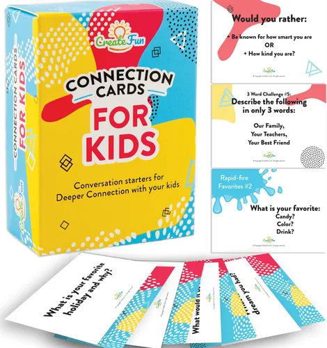 Vista 11 de Juego de tarjetas de conversación para niños y adultos 202 iniciadores de conversación familiar para una conexión más profunda para parejas