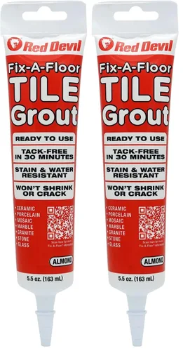 Vista 10 de Fix-A-Floor Lechada para azulejos - Almendra - 5.5oz. Tubo de compresión