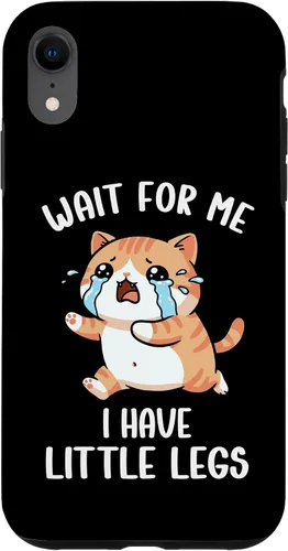 Vista 25 de Funny Short Legs Cat Meme Wait for Me, I Have Little Legs Case for iPhone 17