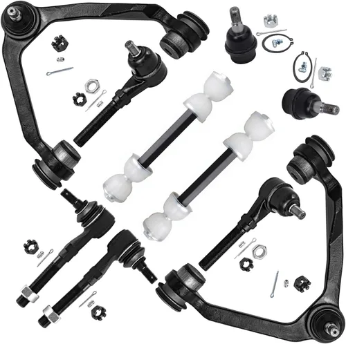 Vista 239 de Detroit Axle - Kit de suspensión frontal de 10 piezas para Dodge Avenger 2008-2014, Chrysler Sebring 2007-2010, 2 brazos de control inferiores, 2