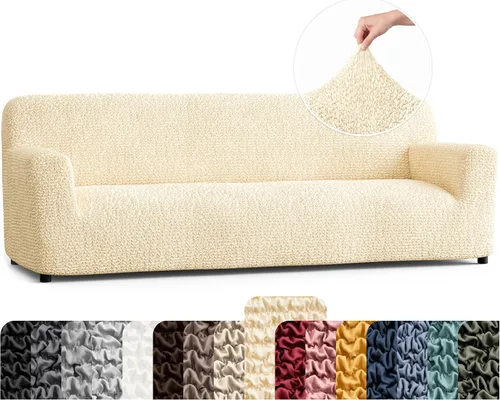Vista 57 de PAULATO BY GA.I.CO. Funda para Silla - Funda para Sillón - Funda para Sillón - Funda de Tela Suave - Protector de Muebles Elegante de Ajuste Ceniza
