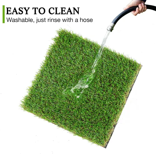 Vista 7 de GLOBREEN Manteles individuales de mesa de césped artificial para decoración de fiesta de golf de Pascua, manteles de mesa de césped artificial verde