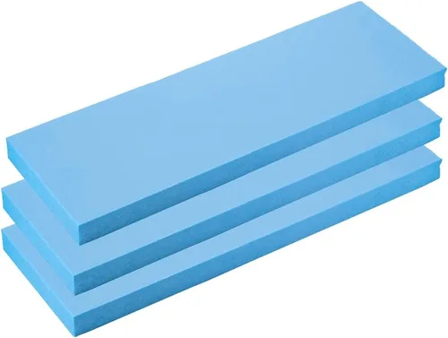 Vista 13 de Tablero de espuma de alta densidad para suministros de bricolaje, bloques rectangulares gruesos para tallar, escultura, arte, 3.9 in x 11.8 in, Azul