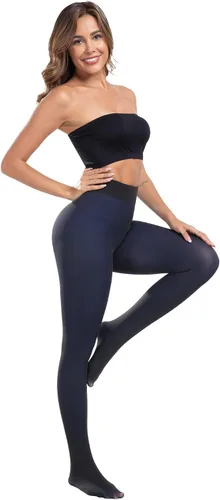 Vista 52 de NORMOV - Leggings con forro de vellón cálido para mujer, de invierno, mallas gruesas, de terciopelo, térmicas