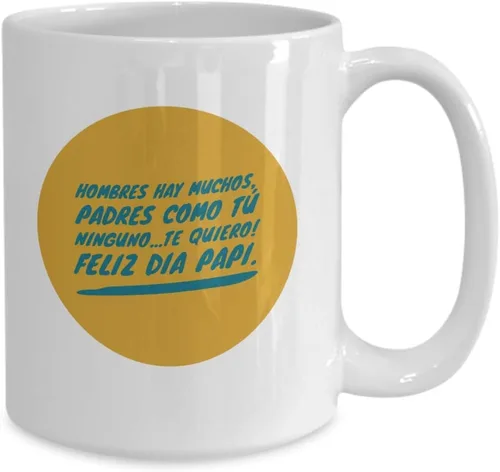 Vista 2 de Regalo para Papa Taza de Cafe Padre Vaso, taza café divertidas, tazas personalizadas, coffee mug inspiradoras, taza con mensajes positivos.