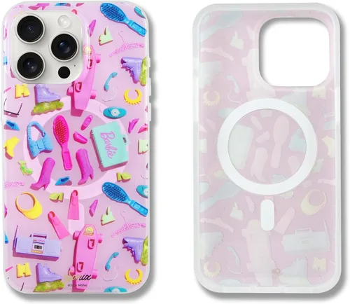 Vista 63 de Sonix x Barbie Funda para iPhone 15 Pro Compatible con MagSafe Probada para caídas de 10 pies Golden Hour