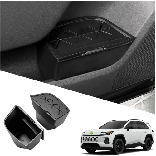 Vista 2 de Ruiya Bote de basura para puerta para Tesla Model 3 2023-2025, resistente al agua, de elastómero termoplástico, cubo de basura portátil integrado