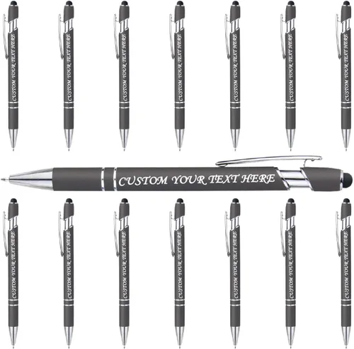 Vista 14 de VectWaby - Bolígrafos personalizados a granel, bolígrafo grabado con nombre, logotipo, lápiz capacitivo para pantallas táctiles, a granel