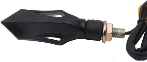 Vista 3 de Luces LED intermitentes de lente ahumada negra compatible con Kawasaki Ninja H2R 2015