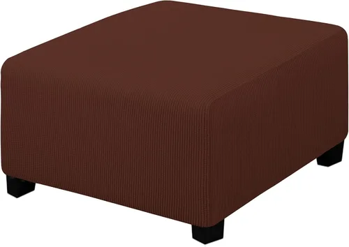 Vista 62 de Easy-Going Funda Elástica para Otomana Taburete de Almacenamiento Plegable Protector de Muebles Funda Rectangular Suave con Parte Inferior Elástica