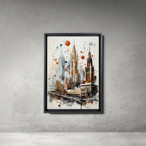 Vista 2 de USA Map, Canvas of US, Anniversary gift, travel map, Retirement gift, Canvas Wall Art, Wall Decor, dial, compass, atlas