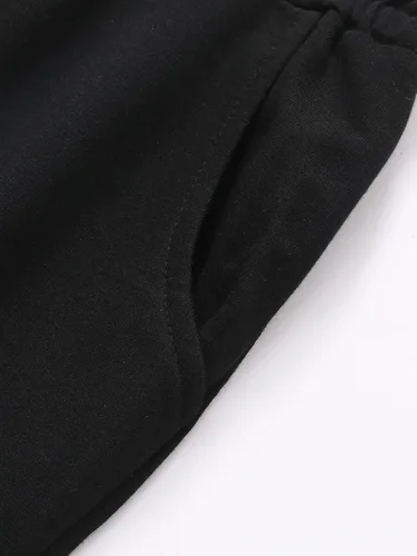 Vista 5 de WDIRARA Pantalones deportivos con estampado de oso de dibujos animados para hombre con bolsillo