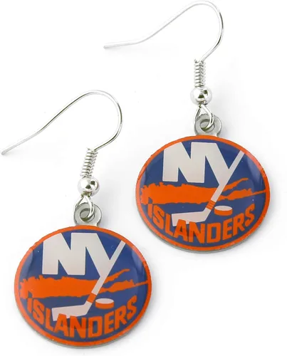 Vista 5 de aminco NHL womens NHL Logo Dangler Earrings
