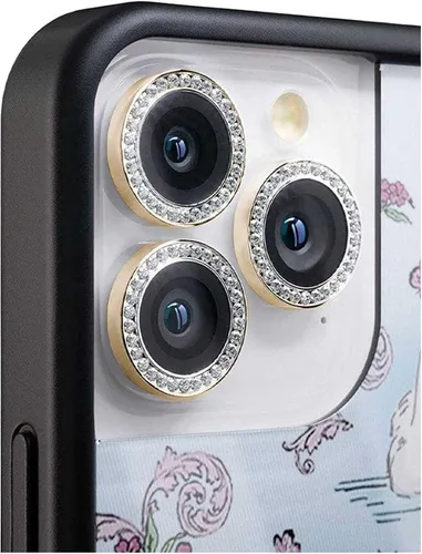 Vista 6 de Wildflower Fundas – Bling Negro para Cámara, Compatible con Apple iPhone 11 Pro y 11 Pro Max Funda de Teléfono Compatible, Brillante, Reflectante
