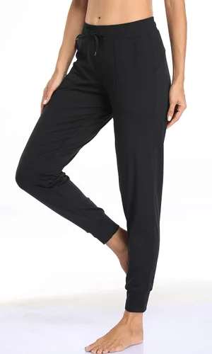 Vista 84 de Oalka - Pantalones deportivos para mujer, con cintura alta y bolsillos, para hacer deporte, yoga y entrenar