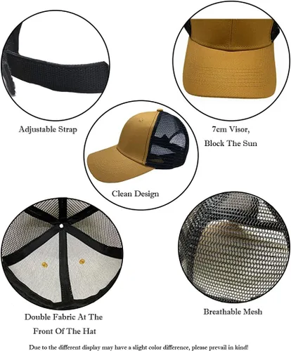 Vista 53 de Gorra de béisbol 100% algodón clásico deportivo casual gorra de golf Sunhat tamaño ajustable