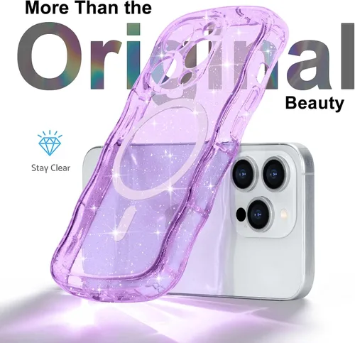 Vista 214 de Pepmune Funda magnética para iPhone 17 Pro Max, color rosa