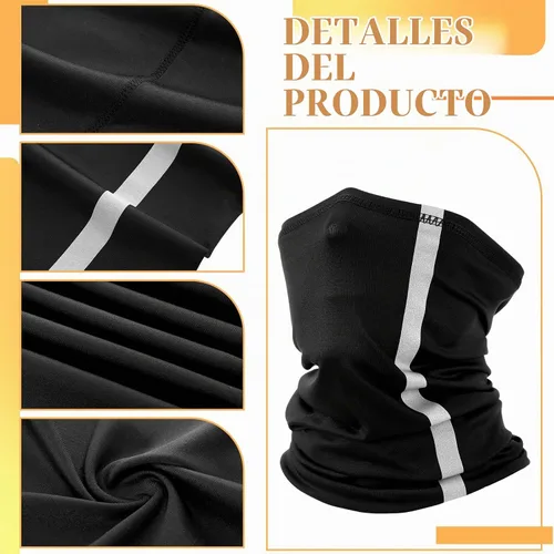 Vista 4 de SATINIOR 8 unidades de sombrero duro de ala completa para el sol, protección solar, protección para el cuello, polaina para el cuello, bufanda