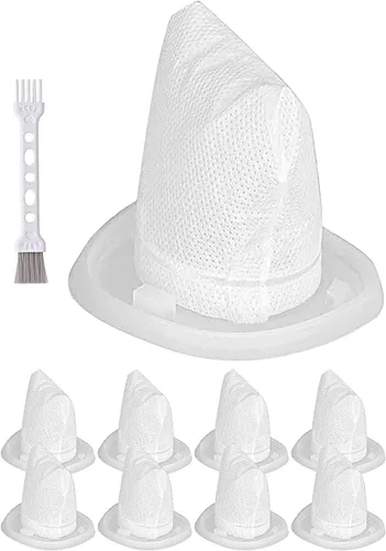 Vista 10 de Filtros de repuesto HNVCF10, compatibles con aspiradoras de mano Black and Decker Dustbuster HNVC215B10, HNV215B12, HNVC215BW52, HNVC115J06